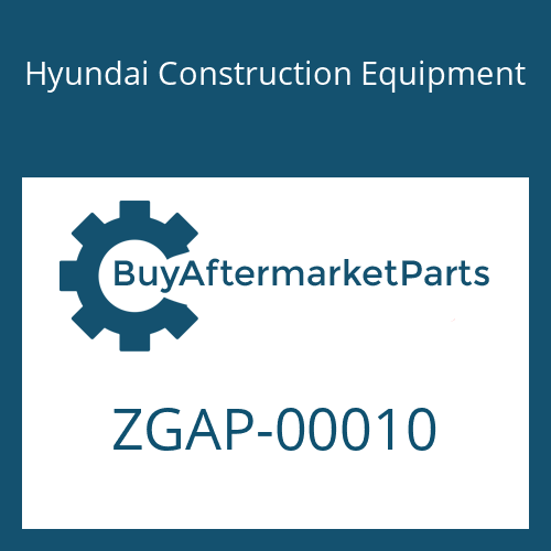 Hyundai Construction Equipment ZGAP-00010 - ELEMENT-BREATHER