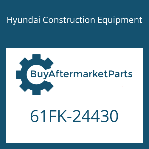 Hyundai Construction Equipment 61FK-24430 - BACKREST