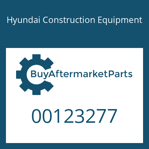 Hyundai Construction Equipment 00123277 - Screw