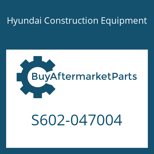 Hyundai Construction Equipment S602-047004 - RING-RETAINER C