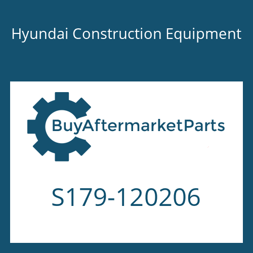 Hyundai Construction Equipment S179-120206 - BOLT-SOCKET