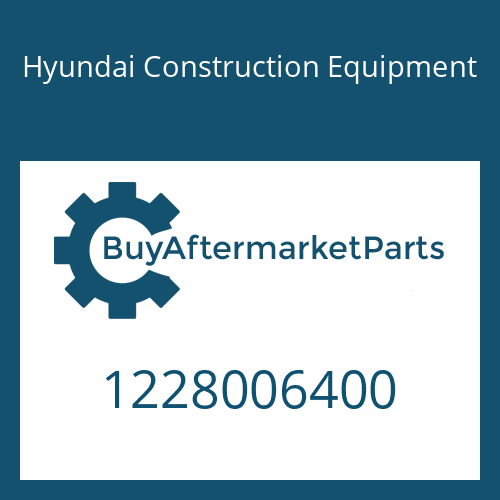 Hyundai Construction Equipment 1228006400 - Plate-Lock