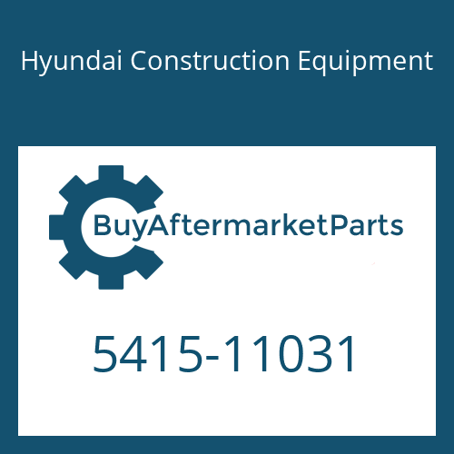 Hyundai Construction Equipment 5415-11031 - PLUG-HEX