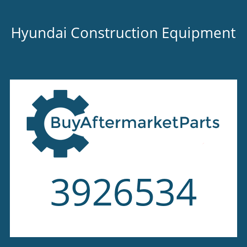 Hyundai Construction Equipment 3926534 - HOUSING