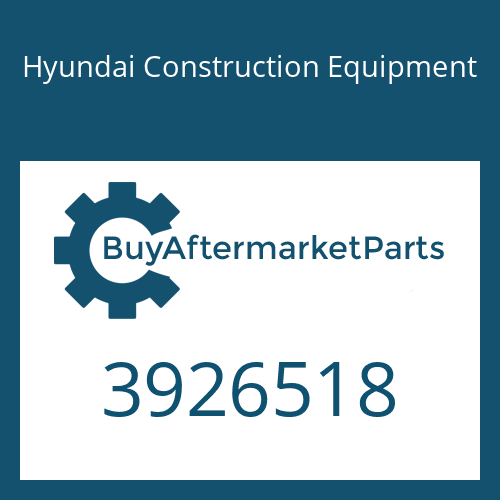 Hyundai Construction Equipment 3926518 - HOUSING-GEAR