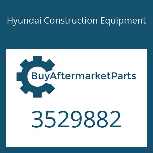 Hyundai Construction Equipment 3529882 - Housing for Heavy Equipment