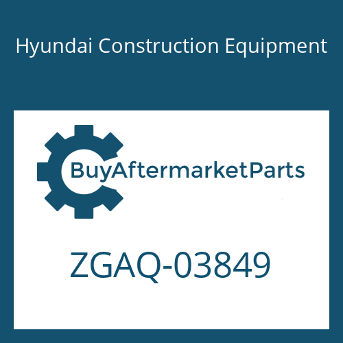 Hyundai Construction Equipment ZGAQ-03849 - CLUTCH