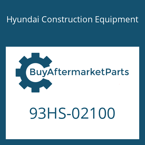 Hyundai Construction Equipment 93HS-02100 - DECAL-MODEL NAME