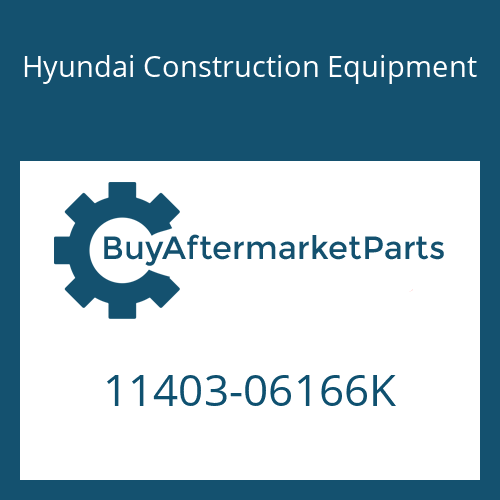 Hyundai Construction Equipment 11403-06166K - Bolt-Flange