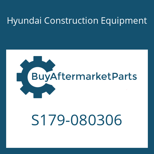 Hyundai Construction Equipment S179-080306 - BOLT-SOCKET
