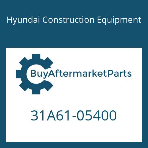 Hyundai Construction Equipment 31A61-05400 - Hose