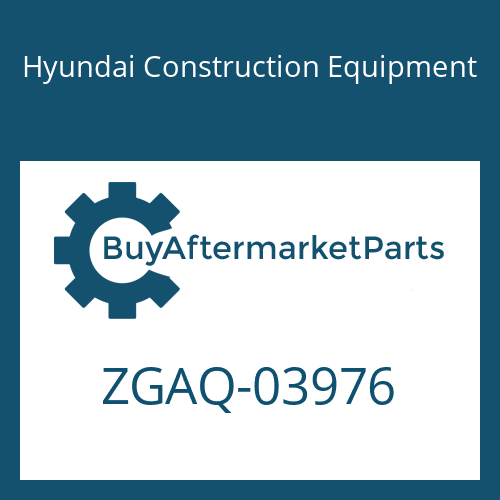 Hyundai Construction Equipment ZGAQ-03976 - O-RING