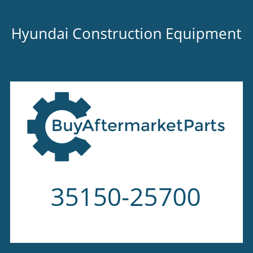 Hyundai Construction Equipment 35150-25700 - Isca for Heavy Equipment