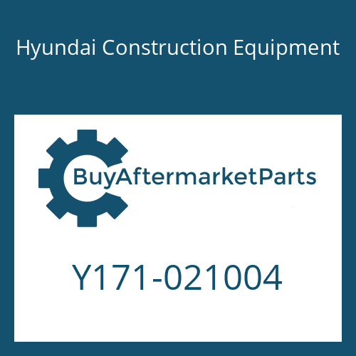 Hyundai Construction Equipment Y171-021004 - O-RING