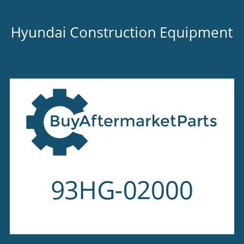 Hyundai Construction Equipment 93HG-02000 - DECAL-MODEL NAME