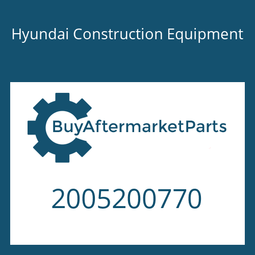Hyundai Construction Equipment 2005200770 - Tilt Block Assy