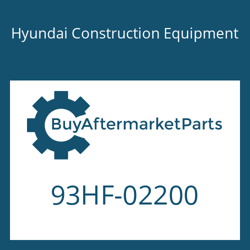 Hyundai Construction Equipment 93HF-02200 - DECAL-MODEL NAME for Heavy Equipment