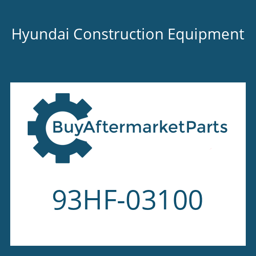 Hyundai Construction Equipment 93HF-03100 - DECAL-SPECSHEET