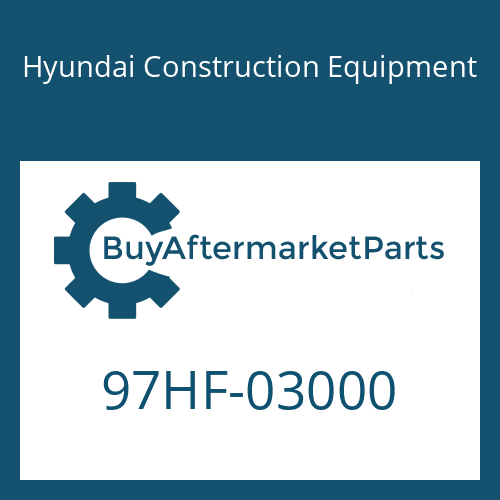Hyundai Construction Equipment 97HF-03000 - DECAL-SPECSHEET for Heavy Equipment