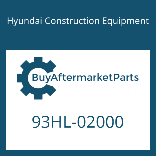 Hyundai Construction Equipment 93HL-02000 - DECAL-MODEL NAME