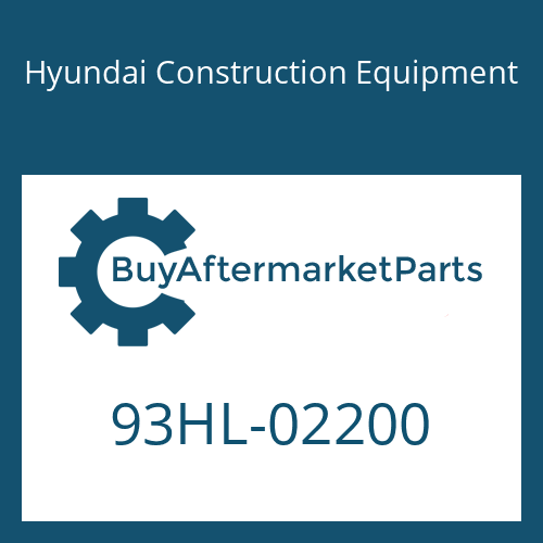 Hyundai Construction Equipment 93HL-02200 - DECAL-MODEL NAME