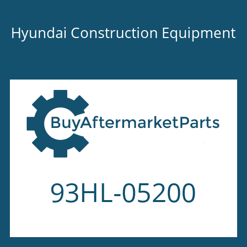 Hyundai Construction Equipment 93HL-05200 - DECAL-CAPACITY for Heavy Equipment