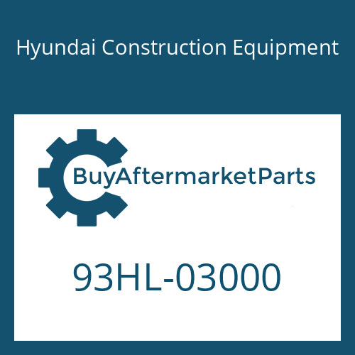 Hyundai Construction Equipment 93HL-03000 - DECAL-SPECSHEET for Heavy Equipment