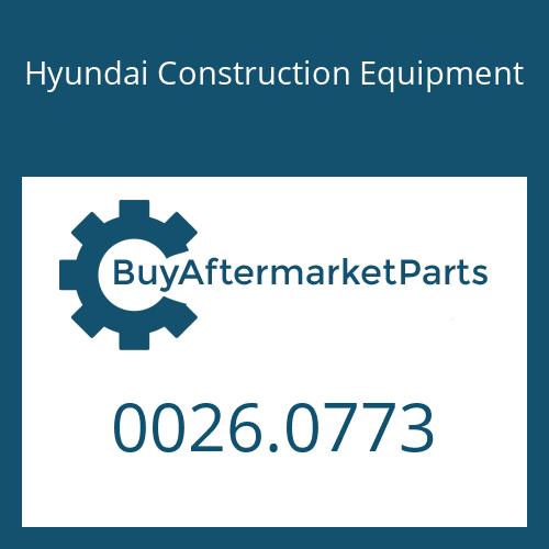 Hyundai Construction Equipment 0026.0773 - Seeger-External