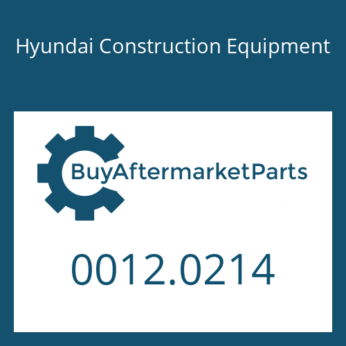 Hyundai Construction Equipment 0012.0214 - Tooth-Release for Heavy Equipment