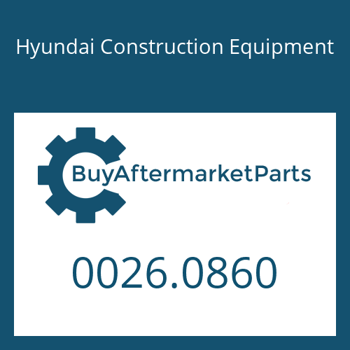 Hyundai Construction Equipment 0026.0860 - Screw
