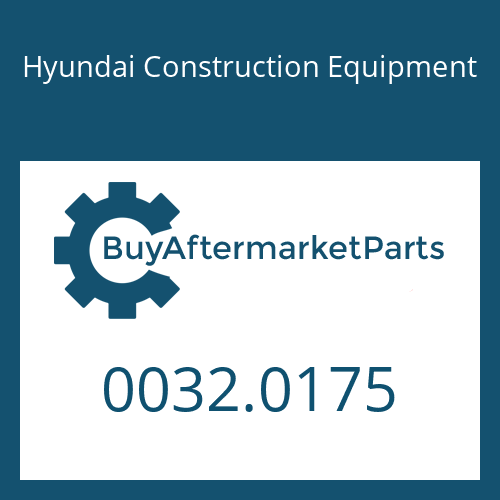 Hyundai Construction Equipment 0032.0175 - Wheel-Steering