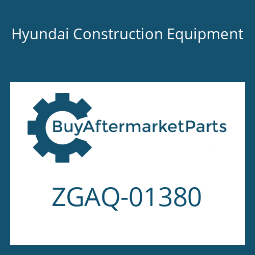 Hyundai Construction Equipment ZGAQ-01380 - CONNECTOR KIT