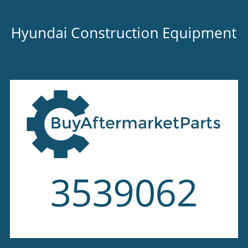 Hyundai Construction Equipment 3539062 - SCREW-CAP