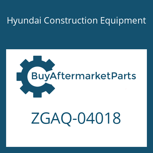 Hyundai Construction Equipment ZGAQ-04018 - RING-16.84