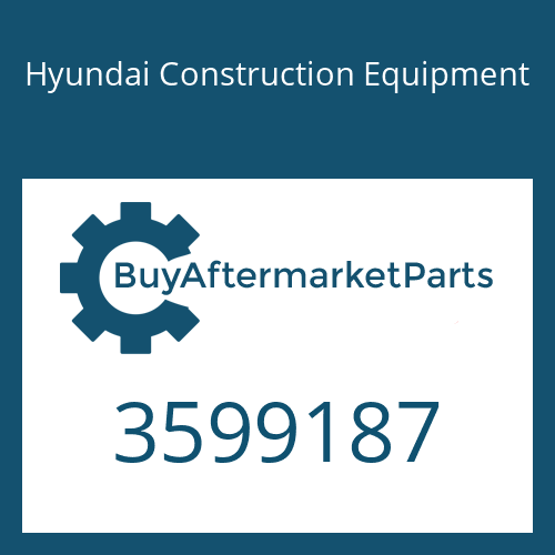Hyundai Construction Equipment 3599187 - PLUG
