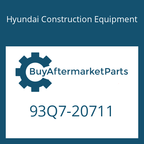 Hyundai Construction Equipment 93Q7-20711 - DECAL-SERVICE INSTRUCTION