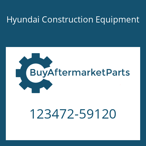 Hyundai Construction Equipment 123472-59120 - Bracket