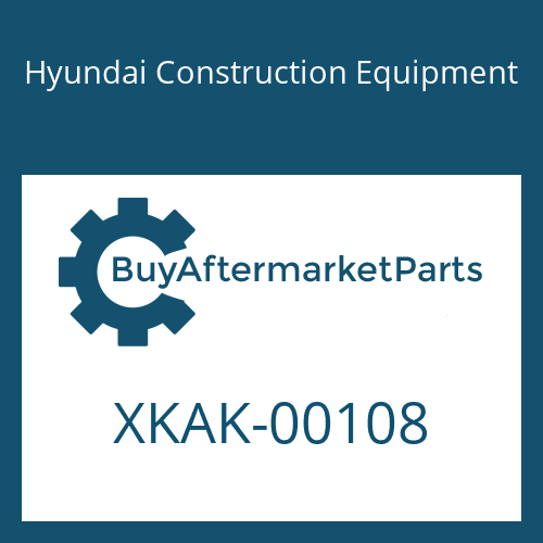 Hyundai Construction Equipment XKAK-00108 - PLATE-NAME for Heavy Equipment