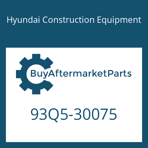 Hyundai Construction Equipment 93Q5-30075 - CATALOG-PARTS for Heavy Equipment
