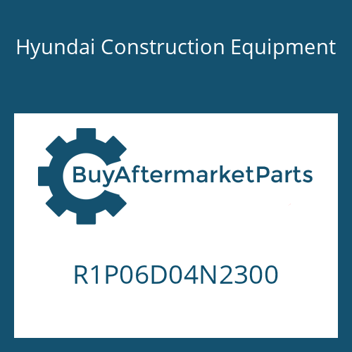 Hyundai Construction Equipment R1P06D04N2300 - Hose Assy