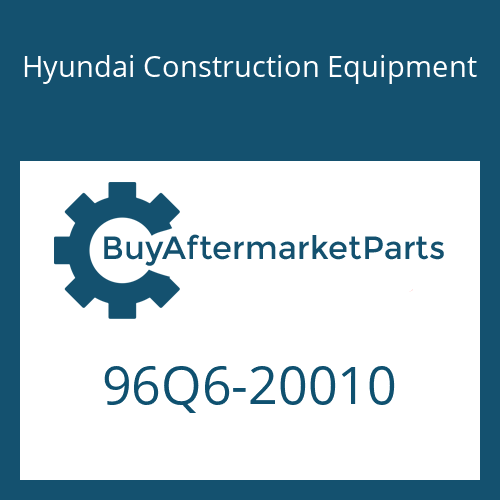 Hyundai Construction Equipment 96Q6-20010 - DECAL-MODEL NAME