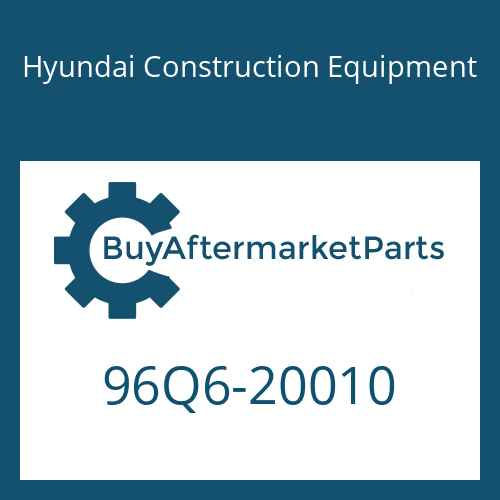 Hyundai Construction Equipment 96Q6-20010 - DECAL-MODEL NAME for Heavy Equipment