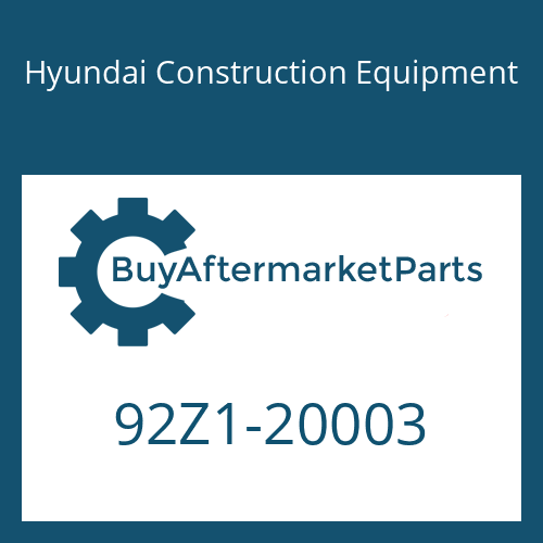Hyundai Construction Equipment 92Z1-20003 - TOOL KIT for Heavy Equipment