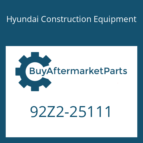 Hyundai Construction Equipment 92Z2-25111 - DECAL-MODEL NAME LH