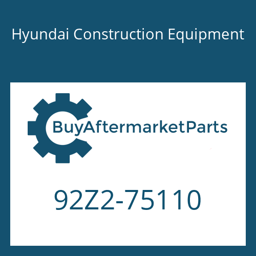 Hyundai Construction Equipment 92Z2-75110 - DECAL-MODEL NAME LH