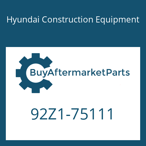 Hyundai Construction Equipment 92Z1-75111 - DECAL-MODEL NAME LH