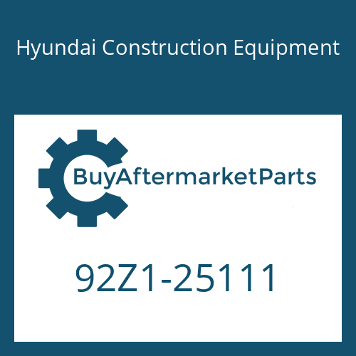 Hyundai Construction Equipment 92Z1-25111 - DECAL-MODEL NAME LH for Heavy Equipment