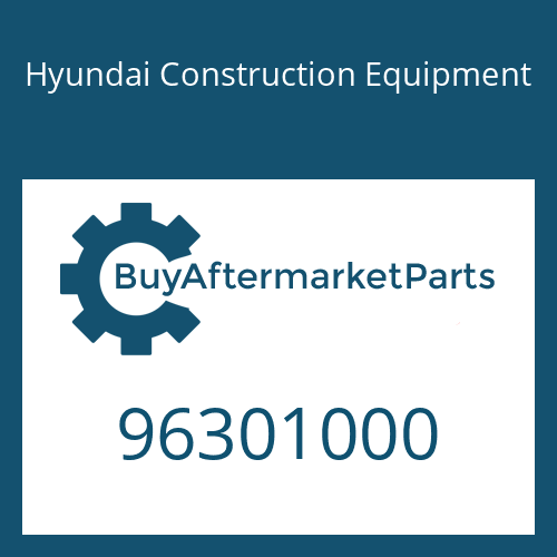 Hyundai Construction Equipment 96301000 - HOSE-OVERFLOW for Heavy Equipment