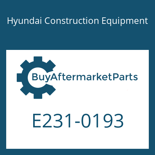 Hyundai Construction Equipment E231-0193 - HOSE ASSY-HYD