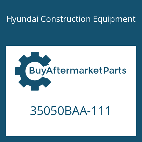 Hyundai Construction Equipment 35050BAA-111 - BLOCK-ROTARY